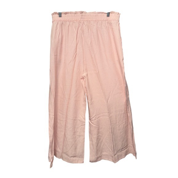 Women's 2X Elastic Waist Wide Leg Pants Office Casual Summer Boho Dressy Beach - Picture 4 of 7